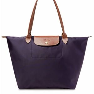 Longchamp Purple Le Pilage Tote Bag